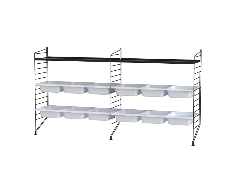 Ensemble Chambre d’enfant F - String Furniture-Noir-The Woods Gallery