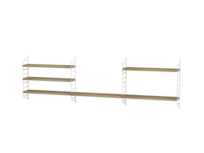 Ensemble Chambre d’enfant H - String Furniture-Blanc - Chêne-The Woods Gallery