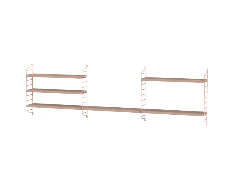 Ensemble Chambre d’enfant H - String Furniture-Blush-The Woods Gallery