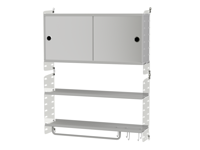 Ensemble Salle de bain D - String Furniture-Blanc-The Woods Gallery