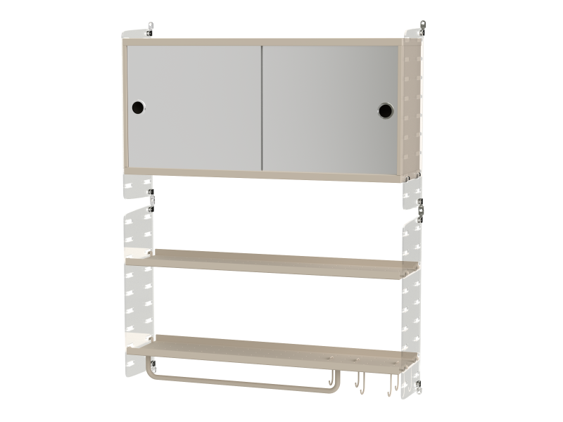 Ensemble Salle de bain D - String Furniture-Blanc-The Woods Gallery