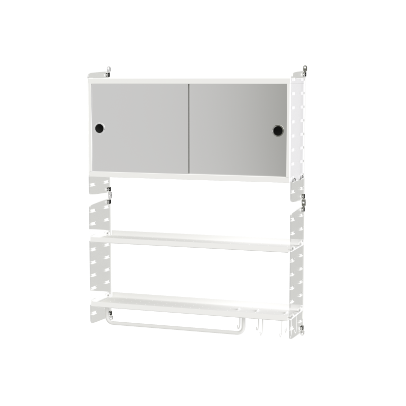 Ensemble Salle de bain D - String Furniture-Blanc-The Woods Gallery