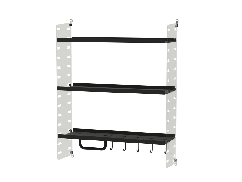 Ensemble Salle de bain H - String Furniture-Noir-The Woods Gallery