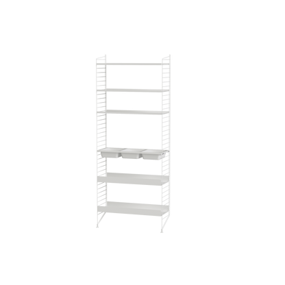 Ensemble Salle de bain L - String Furniture-Blanc-The Woods Gallery