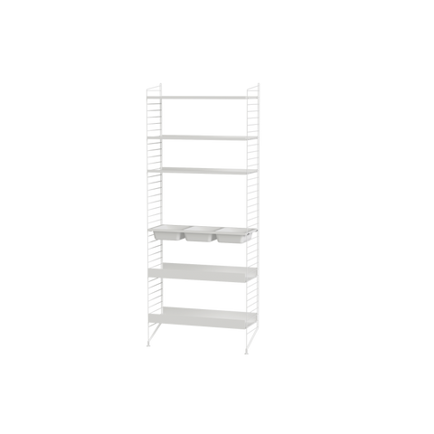 Ensemble Salle de bain L - String Furniture-Blanc-The Woods Gallery
