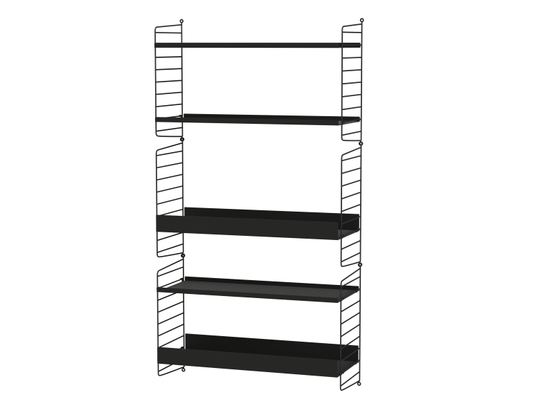 Ensemble chambre d’enfant B - String Furniture-Noir-The Woods Gallery