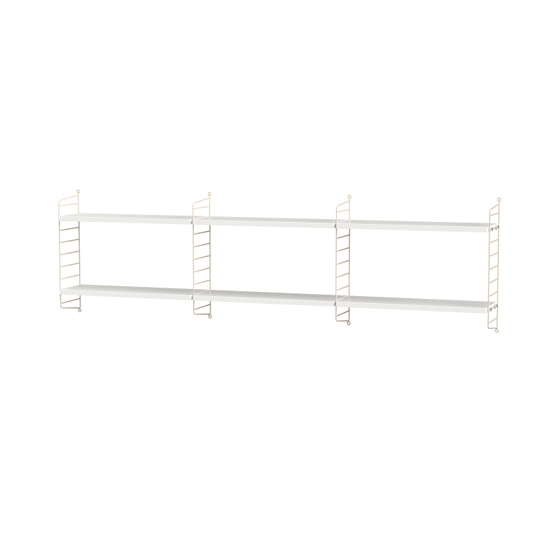 Ensemble de Chambre E - String Furniture-Blanc - Beige-The Woods Gallery