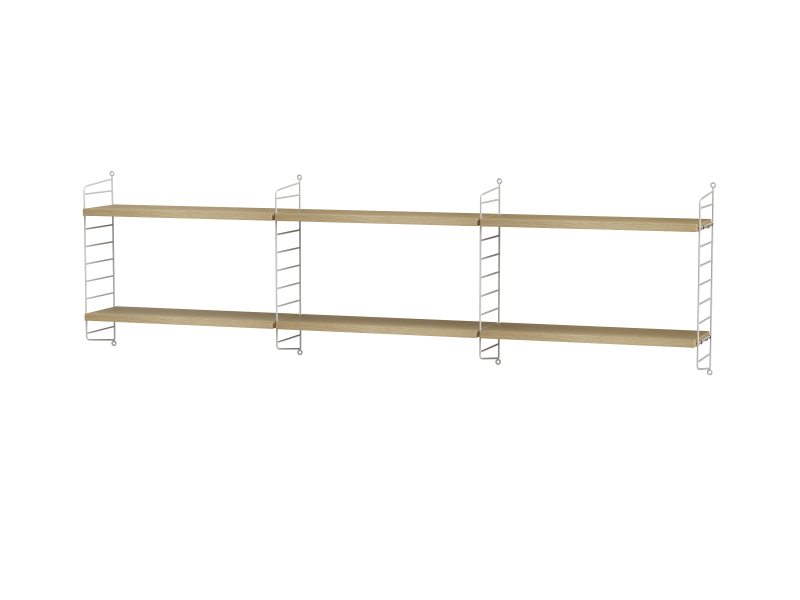 Ensemble de Chambre E - String Furniture-Gris - Chêne-The Woods Gallery