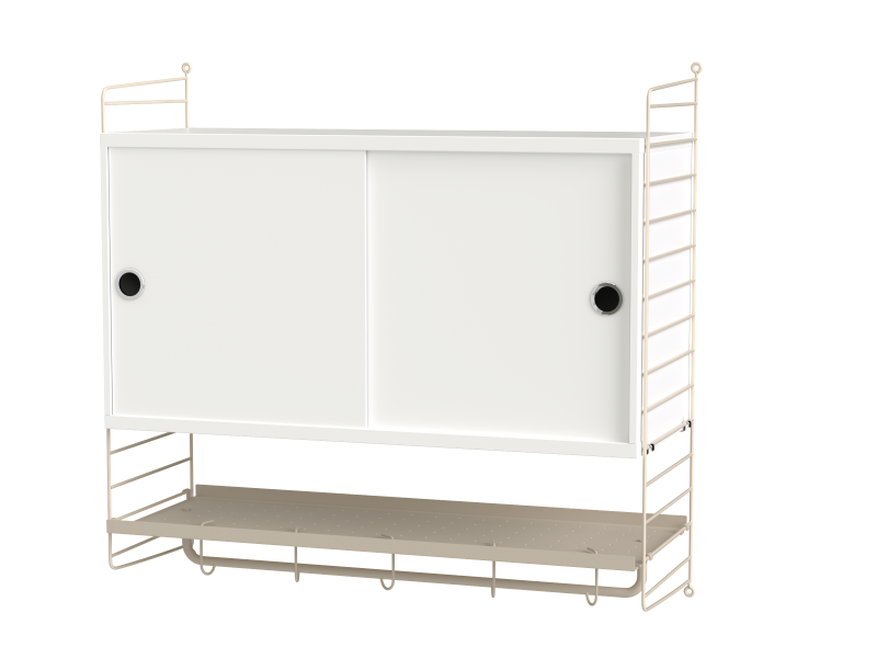 Ensemble de Chambre F - String Furniture-Blanc - Beige-The Woods Gallery