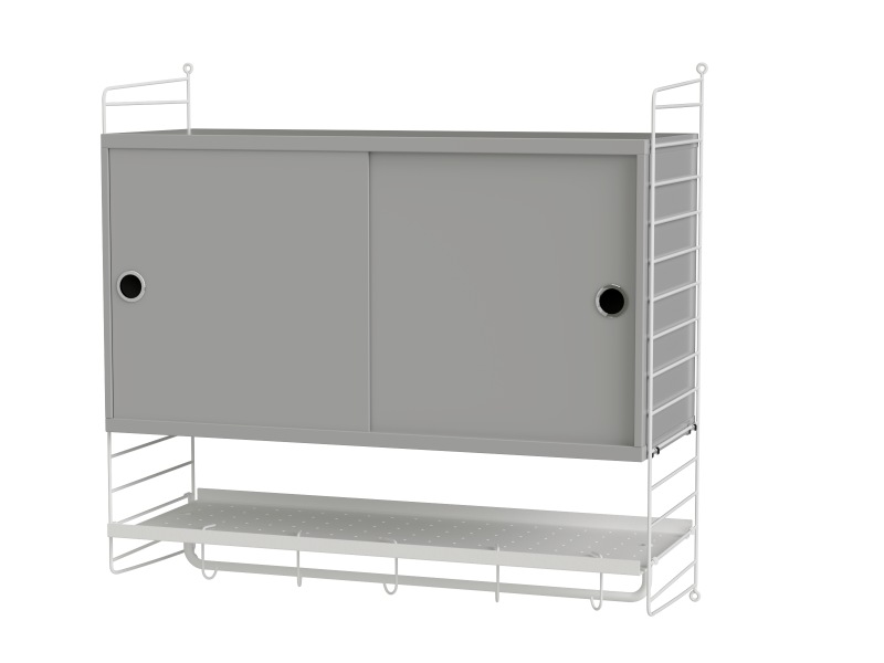 Ensemble de Chambre F - String Furniture-Blanc - Gris-The Woods Gallery