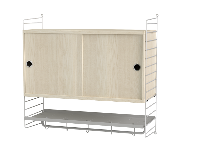 Ensemble de Chambre F - String Furniture-Gris - Frêne-The Woods Gallery