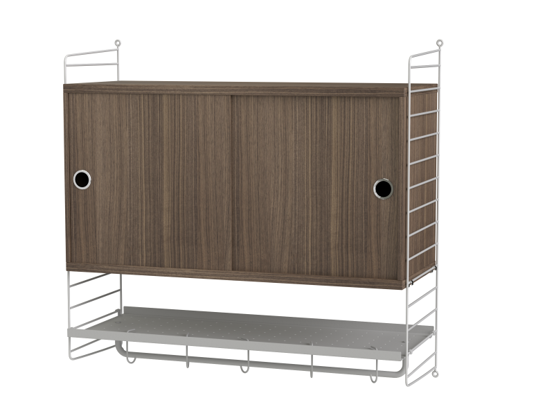 Ensemble de Chambre F - String Furniture-Gris - Noyer-The Woods Gallery