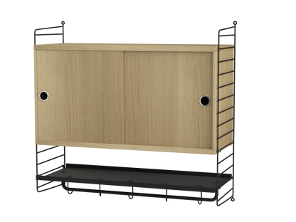 Ensemble de Chambre F - String Furniture-Noir - Chêne-The Woods Gallery