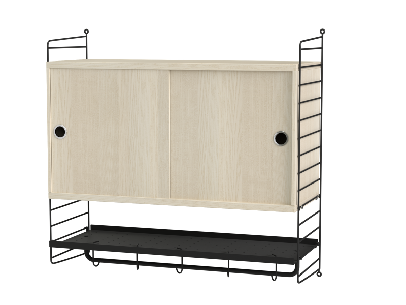 Ensemble de Chambre F - String Furniture-Noir - Frêne-The Woods Gallery