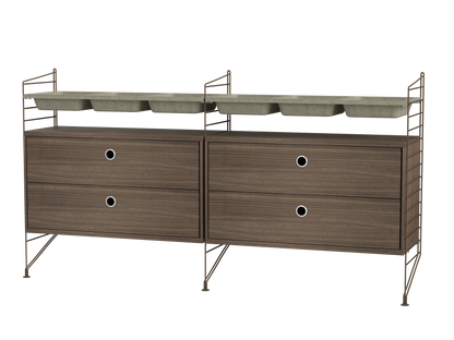 Ensemble de Chambre G - String Furniture-Blanc-The Woods Gallery