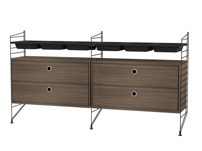 Ensemble de Chambre G - String Furniture-Blanc-The Woods Gallery