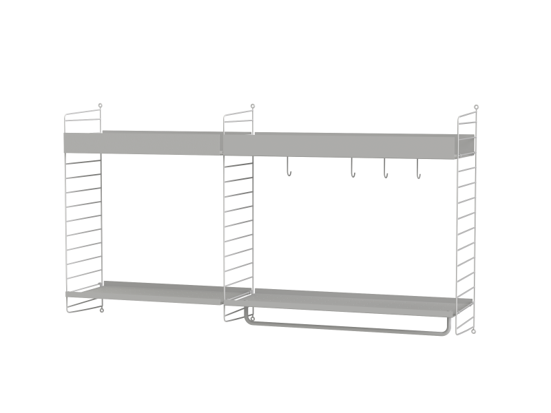 Ensemble de Cuisine A - String Furniture-Gris-The Woods Gallery