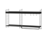Ensemble de Cuisine A - String Furniture-Noir-The Woods Gallery