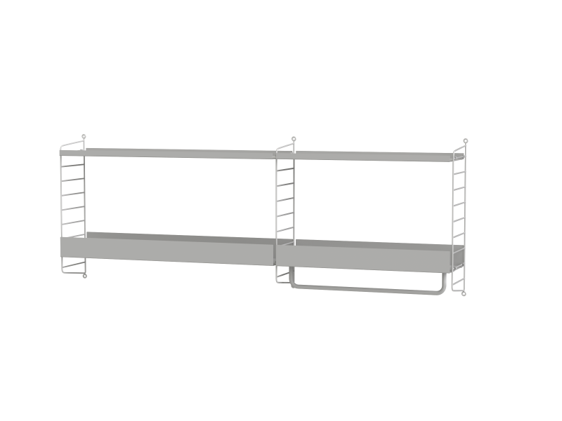 Ensemble de Cuisine C - String Furniture-Gris-The Woods Gallery