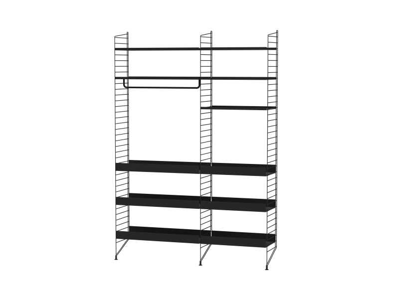 Ensemble de Cuisine F - String Furniture-Noir-The Woods Gallery