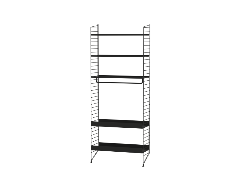 Ensemble de Cuisine G - String Furniture-Noir-The Woods Gallery