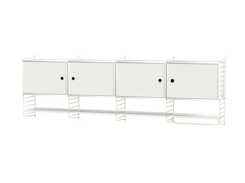 Ensemble de Cuisine K - String Furniture-Blanc - Beige-The Woods Gallery
