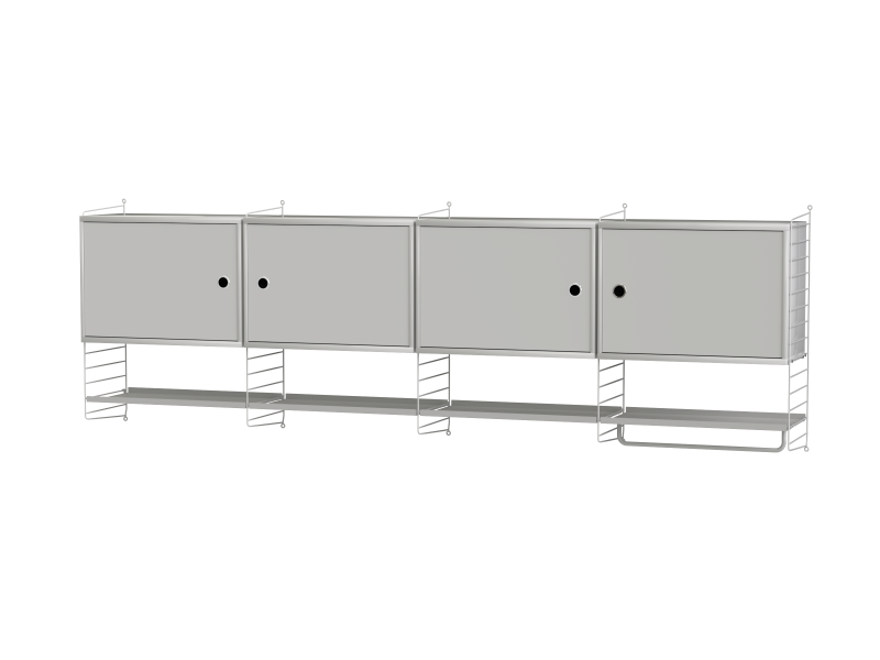 Ensemble de Cuisine K - String Furniture-Gris-The Woods Gallery