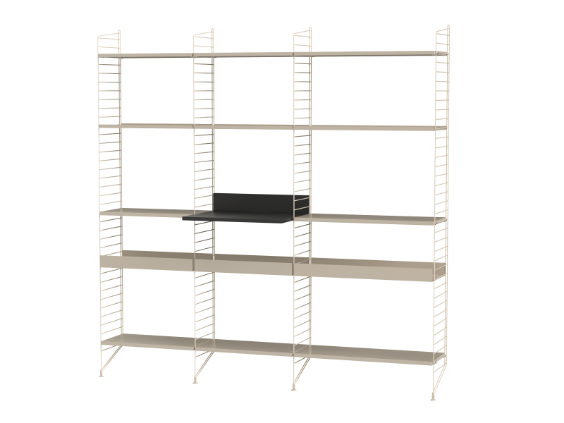 Ensemble de Cuisine L - String Furniture-Blanc-The Woods Gallery