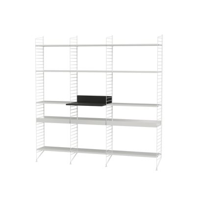 Ensemble de Cuisine L - String Furniture-Blanc-The Woods Gallery