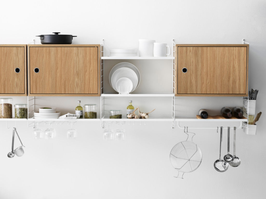 Ensemble de Cuisine M - String Furniture-Blanc-The Woods Gallery