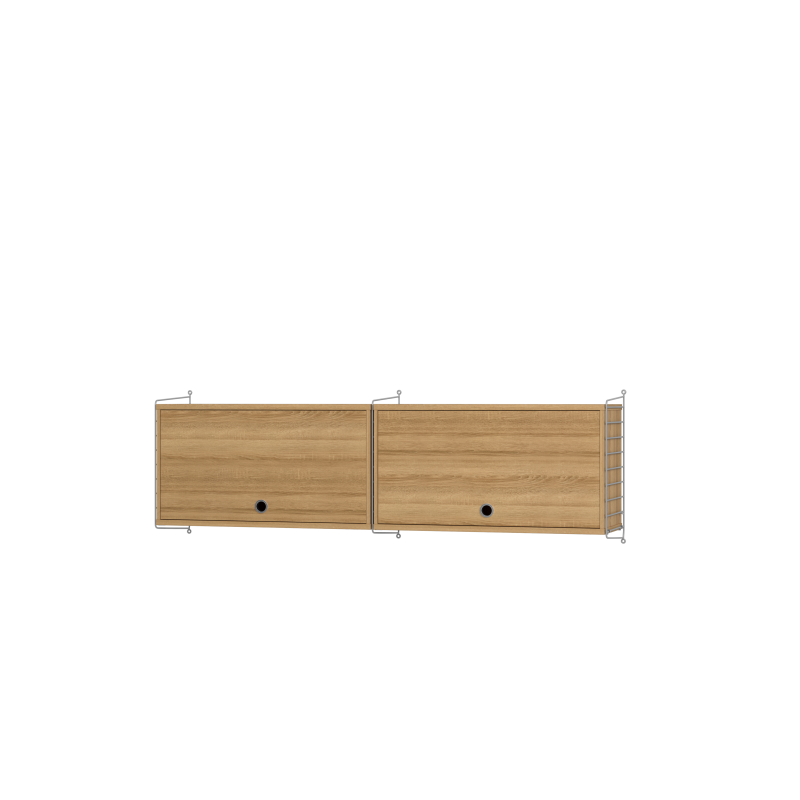 Ensemble de Cuisine N - String Furniture-Chêne - Gris-The Woods Gallery