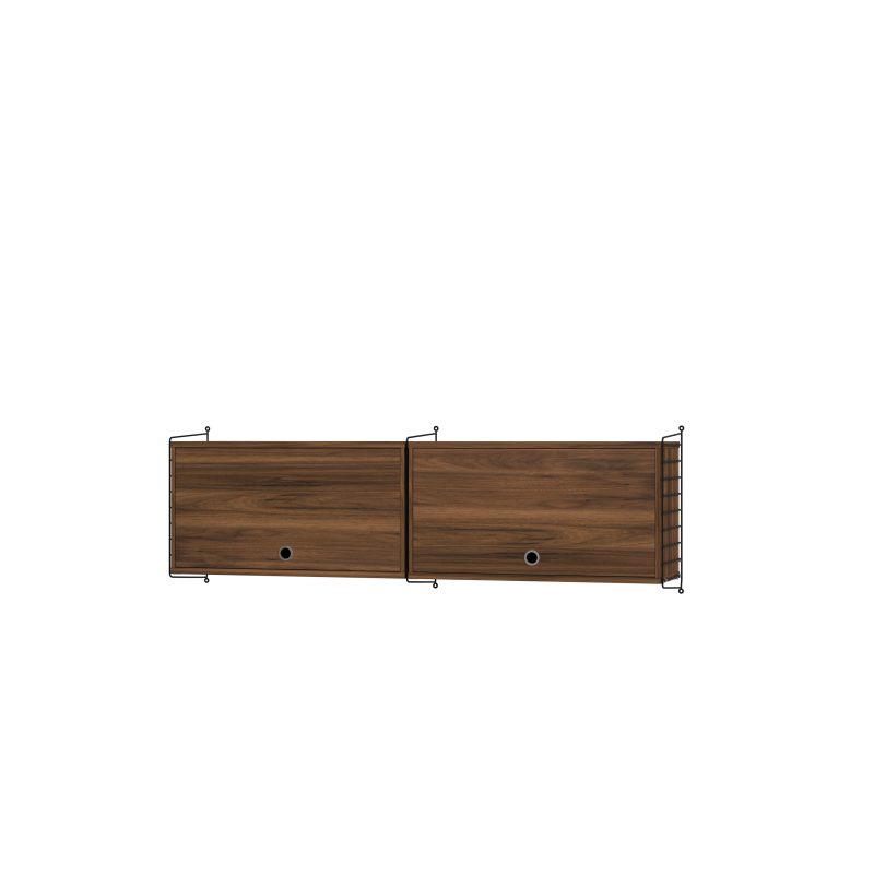 Ensemble de Cuisine N - String Furniture-Noyer - Noir-The Woods Gallery