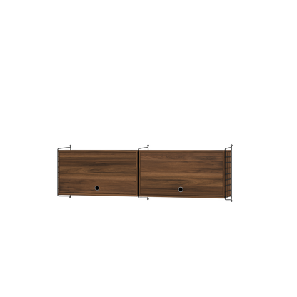 Ensemble de Cuisine N - String Furniture-Noyer - Noir-The Woods Gallery