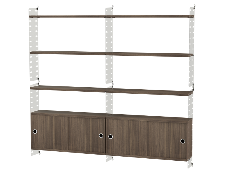 Ensemble de salon C - String Furniture-Plexiglas - Blanc-The Woods Gallery