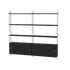 Ensemble de salon C - String Furniture-Plexiglas - Frêne teinté Noir-The Woods Gallery