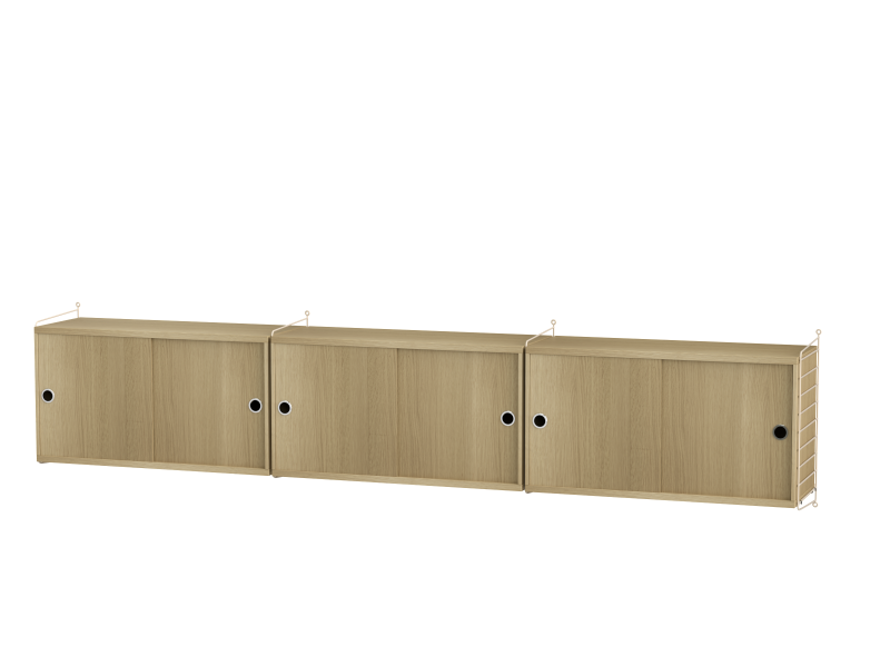 Ensemble de salon D - String Furniture-Beige - Chêne-The Woods Gallery