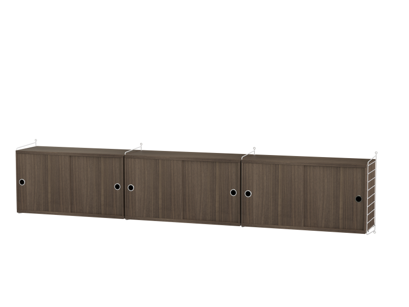 Ensemble de salon D - String Furniture-Blanc - Noyer-The Woods Gallery