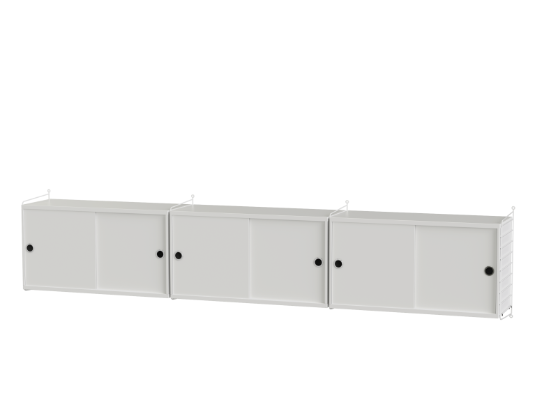 Ensemble de salon D - String Furniture-Blanc-The Woods Gallery