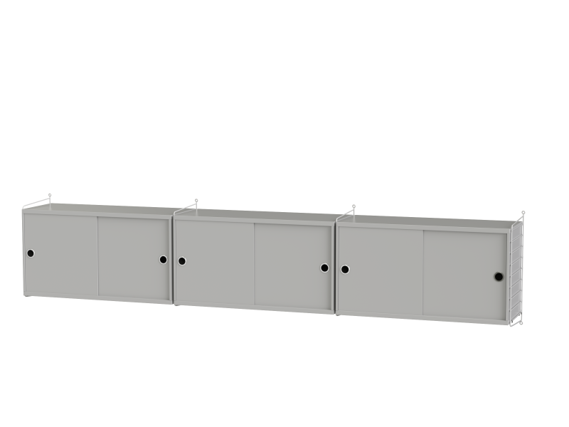 Ensemble de salon D - String Furniture-Blanc-The Woods Gallery