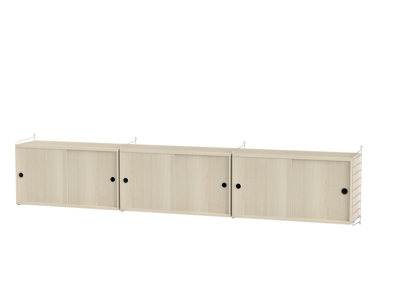 Ensemble de salon D - String Furniture-Gris - Frêne-The Woods Gallery