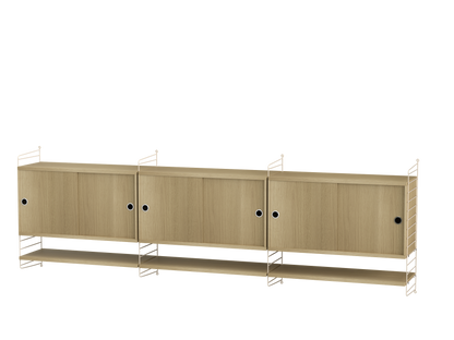 Ensemble de salon E - String Furniture-Beige - Chêne-The Woods Gallery