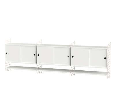 Ensemble de salon E - String Furniture-Blanc - Beige-The Woods Gallery