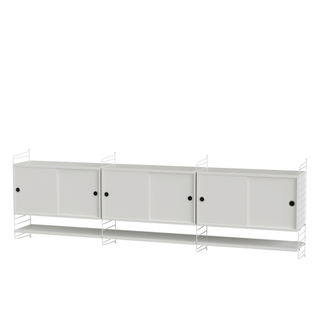 Ensemble de salon E - String Furniture-Blanc-The Woods Gallery