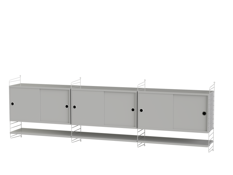 Ensemble de salon E - String Furniture-Gris-The Woods Gallery