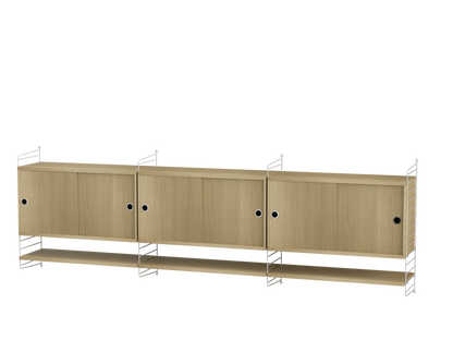 Ensemble de salon E - String Furniture-Marron - Chêne-The Woods Gallery
