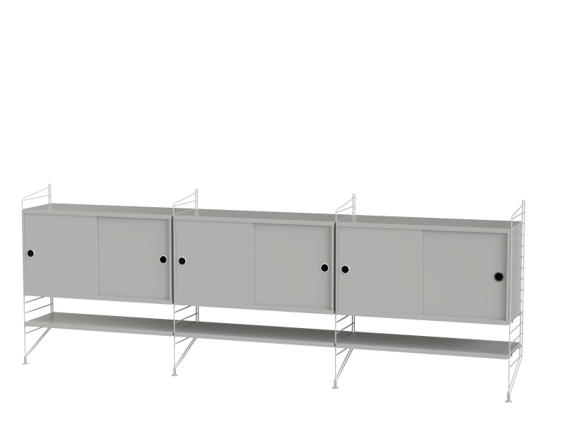 Ensemble de salon F - String Furniture-Blanc-The Woods Gallery