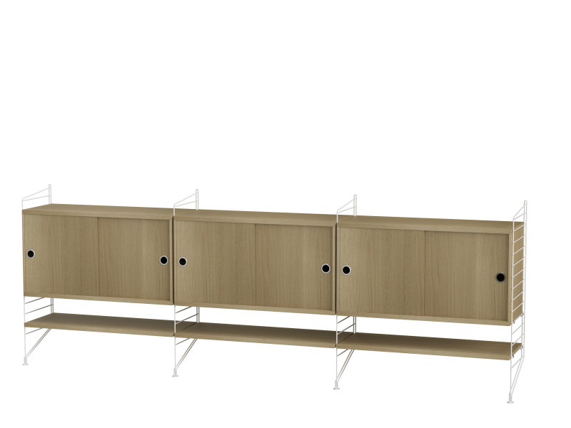 Ensemble de salon F - String Furniture-Blanc-The Woods Gallery