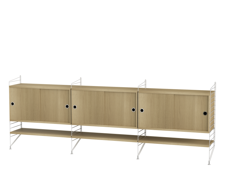 Ensemble de salon F - String Furniture-Blanc-The Woods Gallery