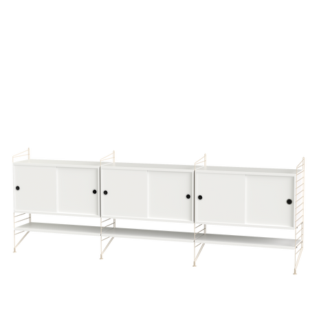 Ensemble de salon F - String Furniture-Blanc-The Woods Gallery