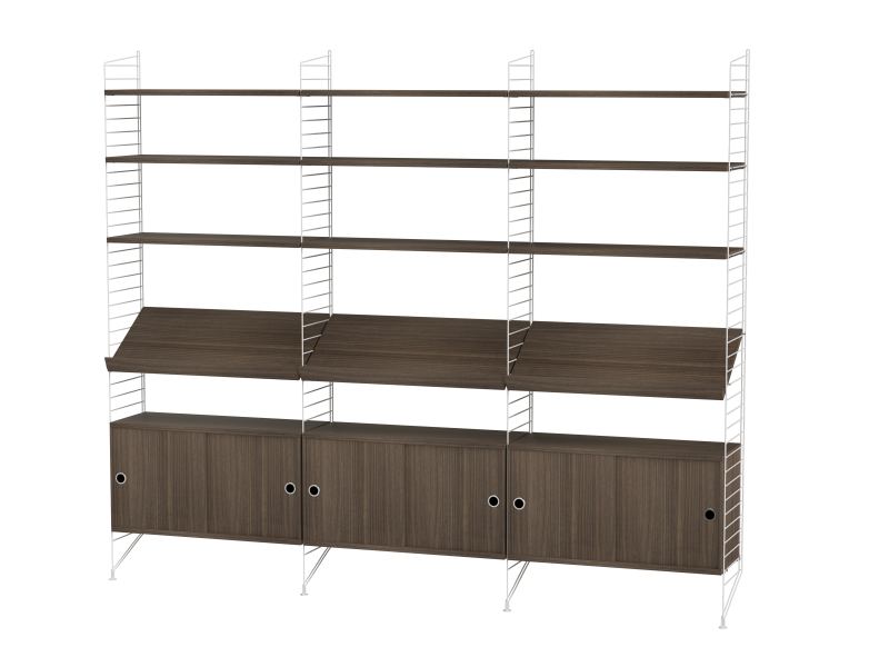 Ensemble de salon G - String Furniture-Blanc-The Woods Gallery